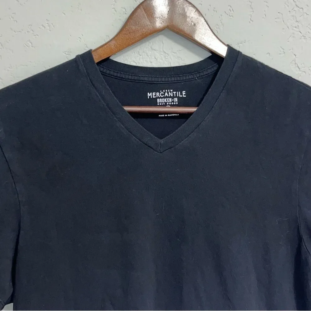 J. Crew Mercantile Black V-Neck T-Shirt